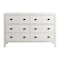 Alaterre Furniture Windsor 6-Drawer Double Dresser, Driftwood White ANWI0431 - alternate 5